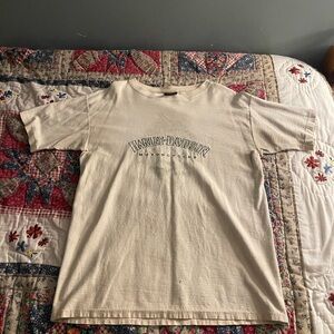Harley-Davidson Cream Men's T-Shirt size L(holes in pits)